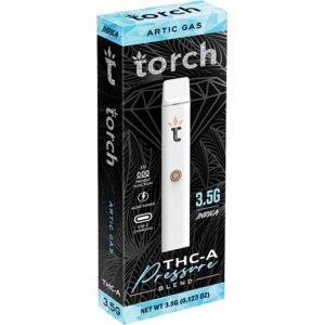 Torch 3.5g disposable THCA vape featuring Arctic Gas flavor, the best disposable vape for an exceptional experience.