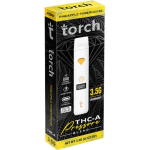 Torch 3.5g disposable THCA vape featuring Black Cherry Gelato and other flavors for the best vaping experience.