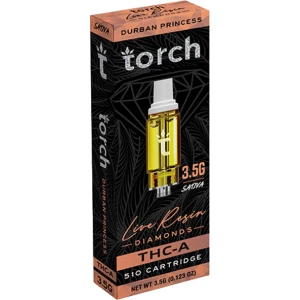 Torch THCA LIVE RESIN DIAMONDS - 3.5G VAPE CARTRIDGE - Image 14