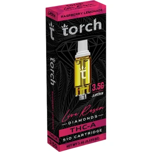 Torch THCA LIVE RESIN DIAMONDS - 3.5G VAPE CARTRIDGE - Image 13