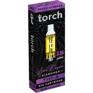 Torch THCA LIVE RESIN DIAMONDS - 3.5G VAPE CARTRIDGE - Image 6