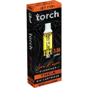 Torch THCA LIVE RESIN DIAMONDS - 3.5G VAPE CARTRIDGE - Image 5